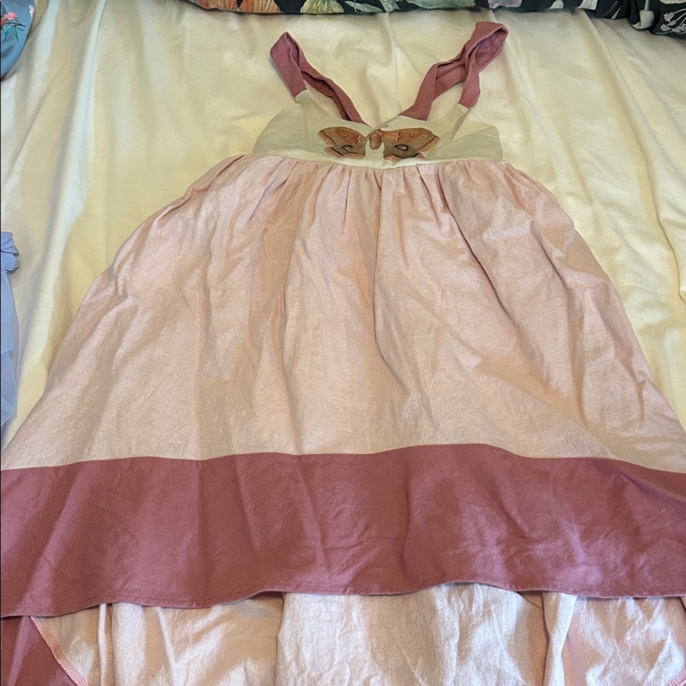 Pleiades pink butterfly dress